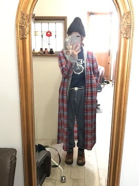 「chocol raffine robe（ショコラフィネローブ）のアイテム（シャツワンピース）」を使った、Aki さん（レディース・157cm）の春コーディネート
