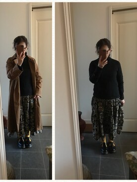 「Hands of creation（ハンズオブクリエイション）のアイテム（ジャケット/アウター）」を使った、Aki さん（レディース・157cm）の冬コーディネート