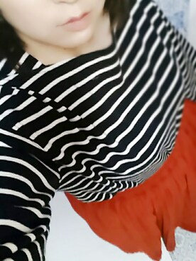 「earth music&ecology（アースミュージックアンドエコロジー）のカットプリーツスカーチョ（その他パンツ）」を使った、みぃ🐱💗さん（レディース・153cm）の夏コーディネート