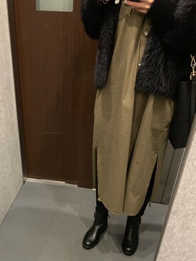「PLST（プラステ）のアイテム（その他アウター）」を使った、pocomanさん（レディース・161cm）の秋コーディネート