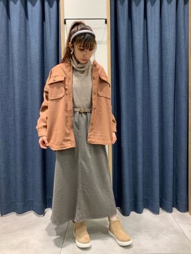 「Samansa Mos2 blue（サマンサモスモスブルー）のアイテム（スニーカー）」を使った、さ や か  ☺︎さん（レディース・160cm）の冬コーディネート
