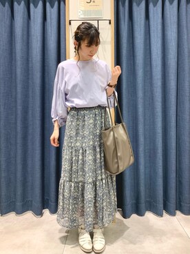 さ や か  ☺︎さん（レディース・160cm）の春コーディネート