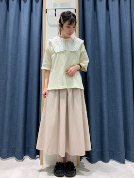 さ や か  ☺︎さん（レディース・160cm）の春コーディネート