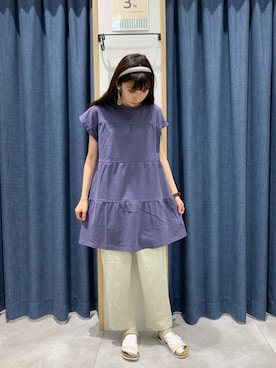 さ や か  ☺︎さん（レディース・160cm）の春コーディネート