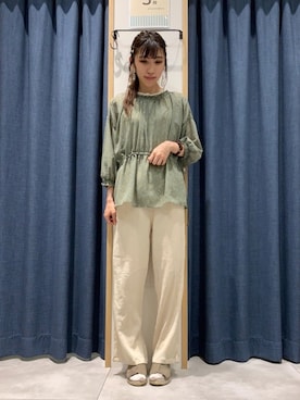 さ や か  ☺︎さん（レディース・160cm）の春コーディネート