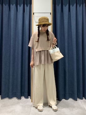 さ や か  ☺︎さん（レディース・160cm）の夏コーディネート