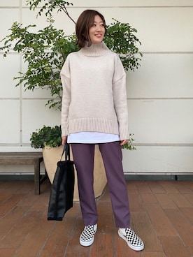 竹口（takeguchi）さん（レディース・159cm）の冬コーディネート