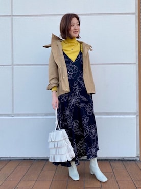 「Lepidos（レピドス）のアイテム」を使った、竹口（takeguchi）さん（レディース・159cm）の冬コーディネート