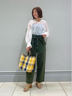 「Lepidos（レピドス）のアイテム」を使った、竹口（takeguchi）さん（レディース・159cm）の春コーディネート