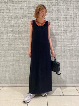 「RECOMMEND  ITEM STYLING」｜「アイテム（ワンピース/ドレス）」を使った、竹口（takeguchi）さん（レディース・159cm）の夏コーディネート