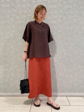 「Lepidos（レピドス）のアイテム」を使った、竹口（takeguchi）さん（レディース・159cm）の夏コーディネート