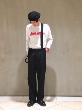 「C-PLUS（シープラス）のアイテム」を使った、よしきさん（メンズ・173cm）の冬コーディネート