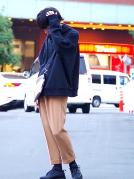 「CLANE（クラネ）のアイテム」を使った、よしきさん（メンズ・173cm）の秋コーディネート