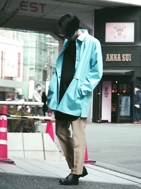 「CLANE（クラネ）のアイテム」を使った、よしきさん（メンズ・173cm）の冬コーディネート