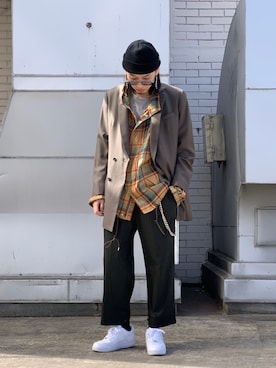 「ラグジュアリーストリート」｜よしきさん（メンズ・173cm）の冬コーディネート