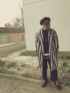 「HARE（ハレ）のアイテム（その他アウター）」を使った、Ryoheiさん（メンズ・180cm）の春コーディネート