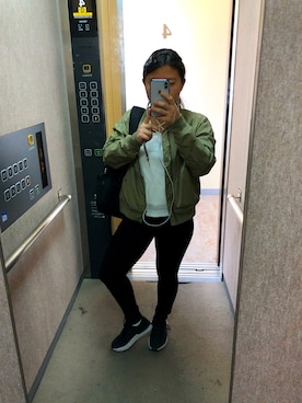 Ackeyさん（レディース・153cm）の春コーディネート