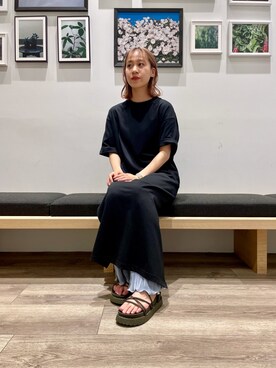 「COLONY2139」｜「アイテム（ワンピース/ドレス）」を使った、konomiさん（レディース・160cm）の春コーディネート