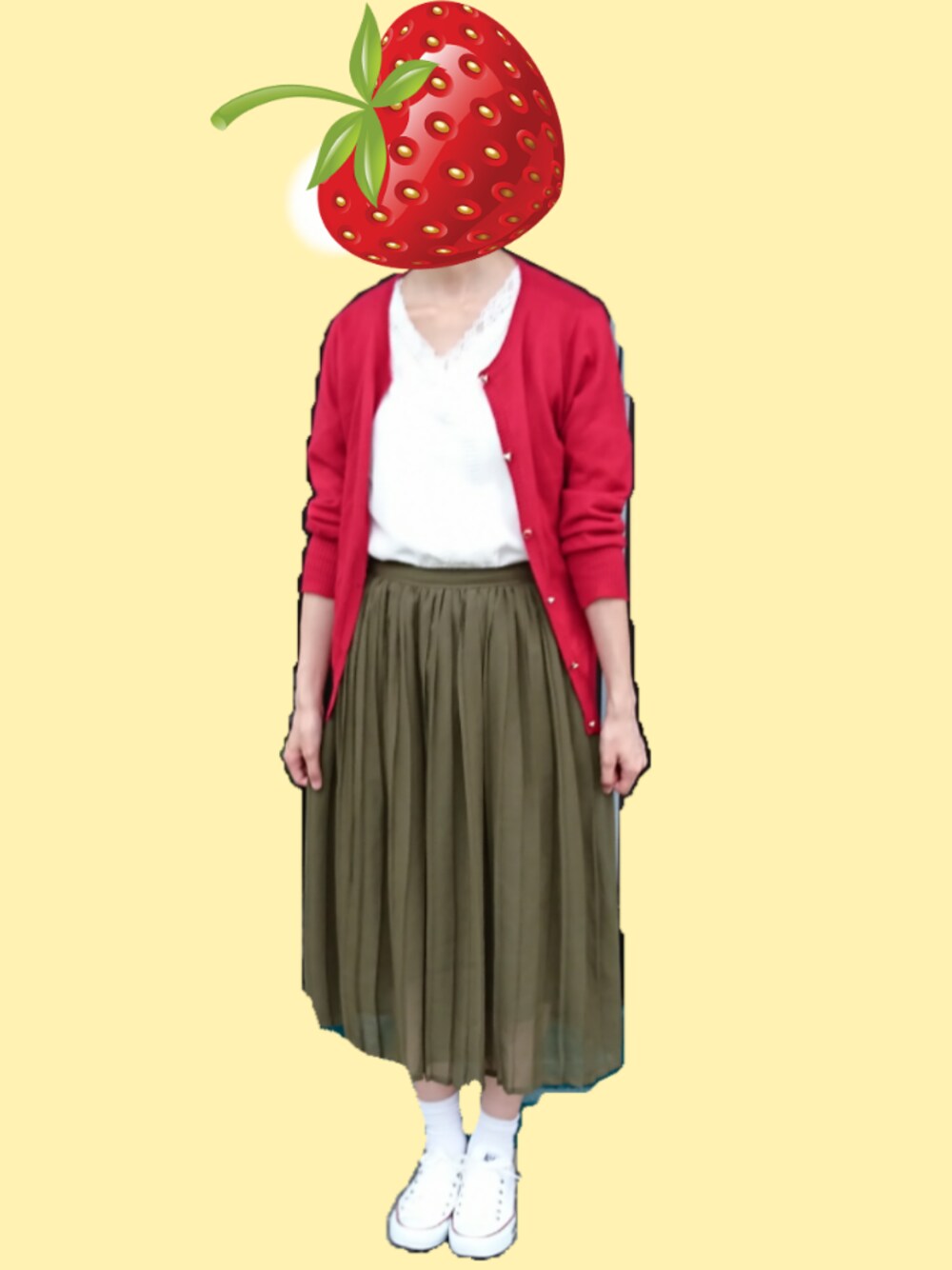 「スニーカー、converse、カーディガン、スカーチョ、カジュアル、ootd、fashion、きれいめカジュアル、夏コーデ、レース」｜「CONVERSEのアイテム（スニーカー、ホワイト系）」を使った、sayaさん（レディース・163cm）の春コーディネートの1枚目の写真