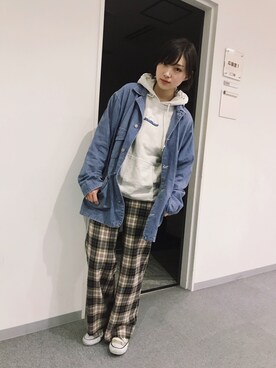 「APARTMENT（アパートメント）のアイテム」を使った、おおたゆうりさん（レディース・163cm）の春コーディネート