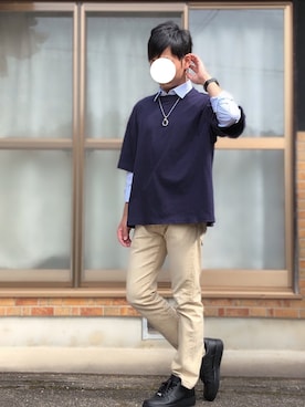 「SLAB（スラブ）のアイテム」を使った、fumiyaさん（メンズ・170cm）の春コーディネート