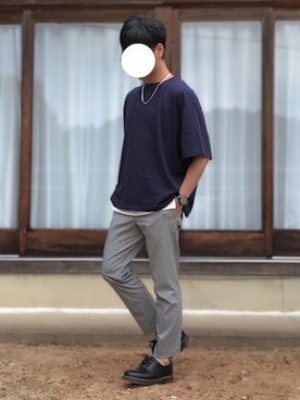 「SLAB（スラブ）のアイテム」を使った、fumiyaさん（メンズ・170cm）の夏コーディネート