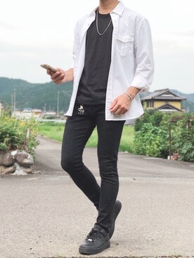 「DAISO（DAISO）のアイテム（アクセサリー）」を使った、fumiyaさん（メンズ・170cm）の秋コーディネート