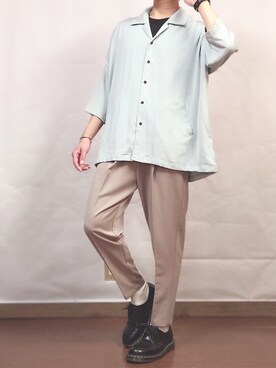 「EMMA  CLOTHES」｜「アイテム（アナログ腕時計）」を使った、fumiyaさん（メンズ・170cm）の夏コーディネート
