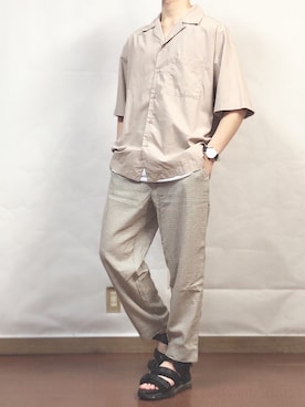 「EMMA  CLOTHES」｜「アイテム（腕時計）」を使った、fumiyaさん（メンズ・170cm）の夏コーディネート