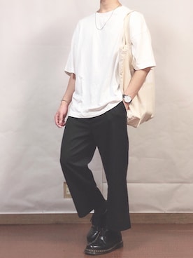 「4A.M.LIFESTYLE（フォーエーエムライフスタイル）のアイテム」を使った、fumiyaさん（メンズ・170cm）の夏コーディネート