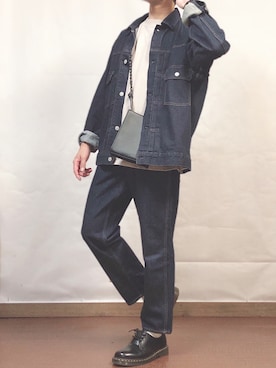 「アイテム（ブーツ）」を使った、fumiyaさん（メンズ・170cm・20代）の秋コーディネート