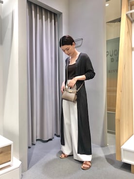 「Rougevif」｜「アイテム（キャミソール）」を使った、yunaさん（レディース・161cm）の夏コーディネート
