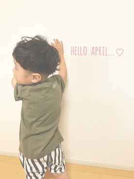 「Kiltti（キルティ）のアイテム」を使った、ZETTOさん（キッズ・90cm）の春コーディネート