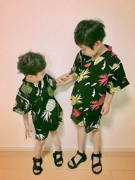 「祭り」｜「アイテム（その他）」を使った、ZETTOさん（キッズ・120cm）の夏コーディネート
