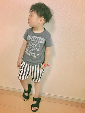 「Kiltti（キルティ）のアイテム」を使った、ZETTOさん（キッズ・90cm）の夏コーディネート