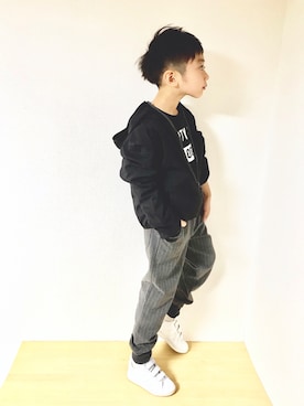 「ナイロンパーカー」｜「アイテム（その他）」を使った、ZETTOさん（キッズ・120cm）の冬コーディネート