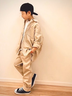 「ステッチ」｜ZETTOさん（キッズ・127cm）の冬コーディネート