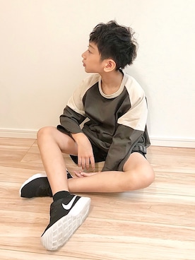 「jeans-b（ジーンズベー）のアイテム」を使った、ZETTOさん（キッズ・132cm）の秋コーディネート