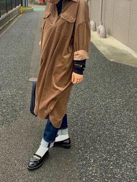 「3coins（3coins）のアイテム（バッグ）」を使った、miwaさん（レディース・154cm）の秋コーディネート