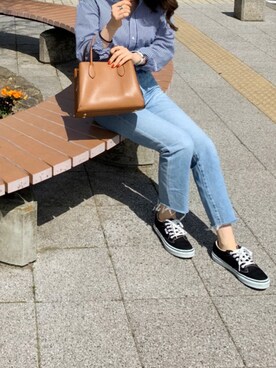 「TOMMY HILFIGER（トミーヒルフィガー）のアイテム」を使った、miwaさん（レディース・155cm）の春コーディネート