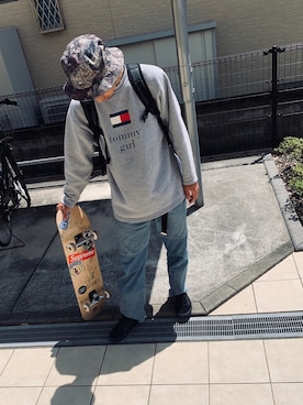 「COBRA（コブラ）のアイテム」を使った、Yun  Yuzさん（メンズ・173cm）の春コーディネート