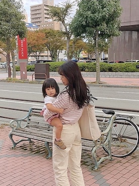 「FitUs（フィットアース）のアイテム」を使った、akikoさん（レディース・164cm）の秋コーディネート