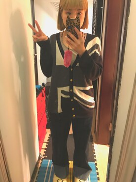 「Casselini（キャセリーニ）のアイテム（PC・スマホグッズ/家電）」を使った、imbo2koさん（レディース・158cm）の春コーディネート