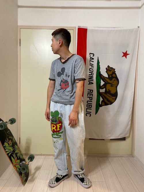 古着屋 Les Disneyのtシャツ カットソーを使ったコーディネート Wear