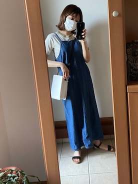 runさん（レディース・160cm）の夏コーディネート