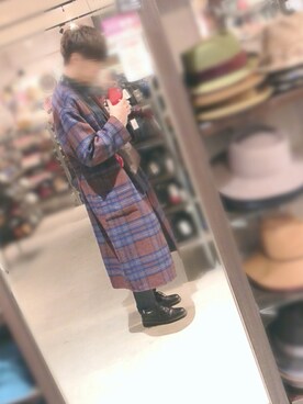 「HARE（ハレ）のアイテム（その他アウター、ブラウン系）」を使った、Takúhõ∞さん（メンズ・180cm）の秋コーディネート