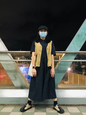 「JAPAN（ジャパン）のアイテム」を使った、funnyさん（レディース・160cm）の秋コーディネート