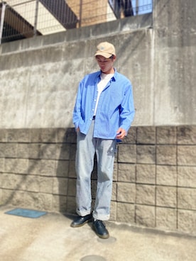 「アイテム（帽子）」を使った、Masatoさん（メンズ・179cm・10代）の春コーディネート