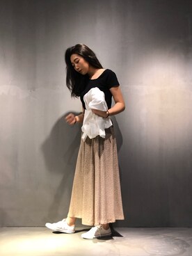 Chikalyさん（レディース・168cm）の春コーディネート