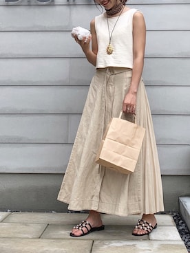 「MOUSSY（マウジー）のアイテム（財布/小物）」を使った、ちーたれさん（レディース・155cm）の秋コーディネート